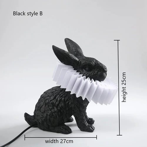 lampe de table lapin adorable pour décoration enfant - vue 8 sur 15