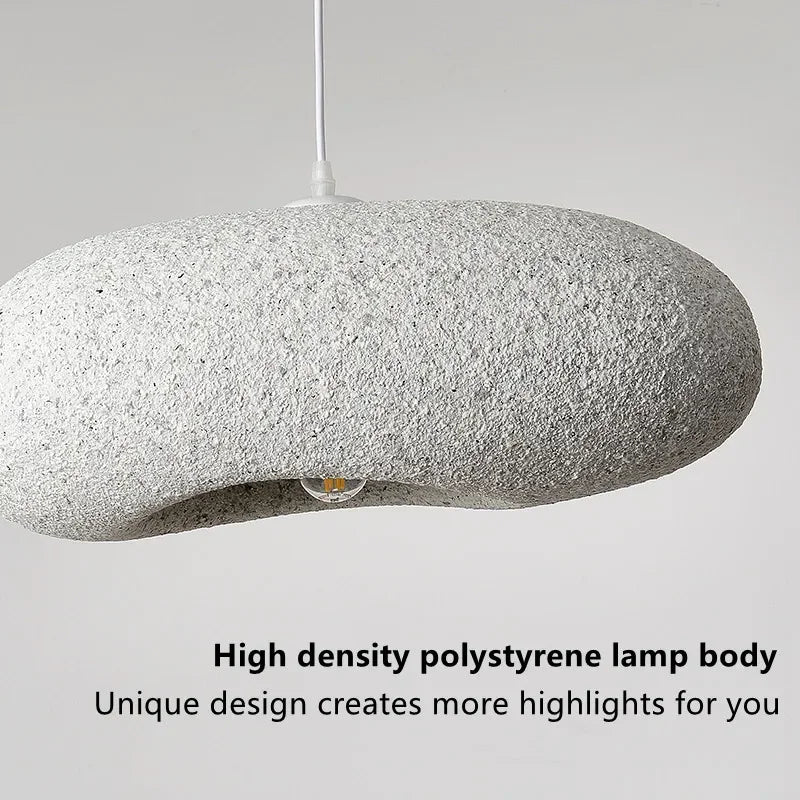 Nordic Minimalism Wabi-Sabi LED Chandelier Living Room Bedroom Modern Bar Decoration Lamp Dining Island Cafe Loft Pendant Lights - vue 5 sur 11