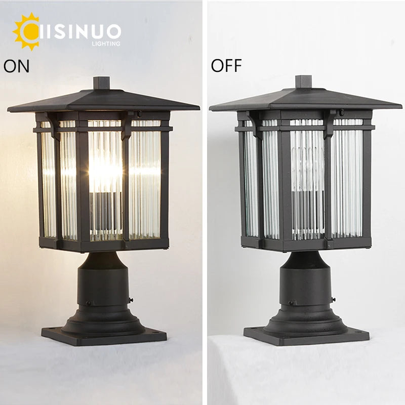 lampes d'extérieur en aluminium pour jardin et allée - vue 7 sur 7