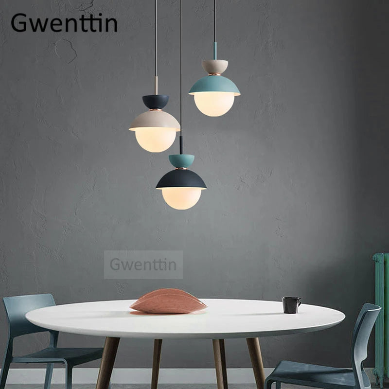 suspension en verre moderne pour décoration intérieure élégante - vue 4 sur 22