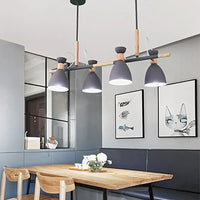 suspension led en rondins nordiques décoratives