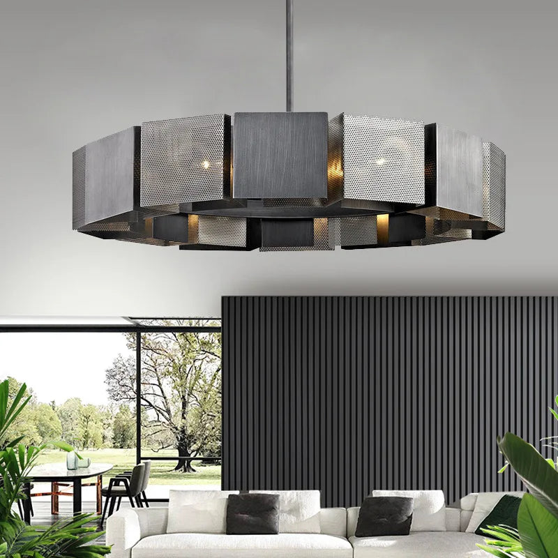 lustre moderne à LED pour décoration intérieure élégante - vue 4 sur 10