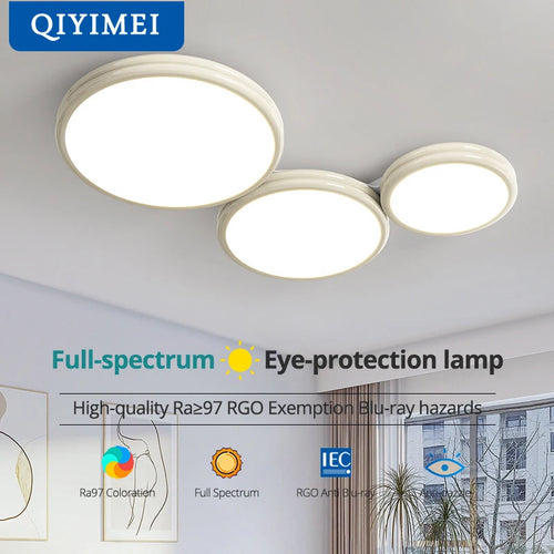 led plafonnier rond minimaliste pour éclairage intérieur