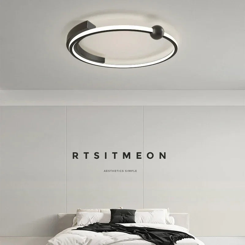 Plafonnier moderne à LEDs pour chambre salon salle à manger étude décoration de la maison minimalisme