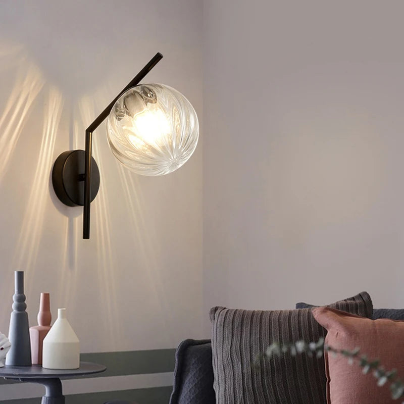 European style living room, bedroom, bedside wall lamp, study room, staircase, hallway, LED lamp, modern hotel, hotel wall lamp - vue 5 sur 15