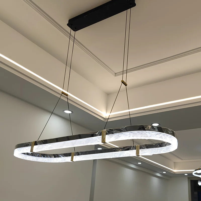 suspension moderne en led pour décoration intérieure élégante - vue 5 sur 8