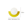 Applique murale LED demi-cercle nordic Macaron
