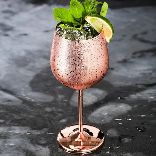 Lot 4 verres cocktail inox design creatif bar