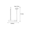 Lustre design LED circulaire minimaliste Meryl