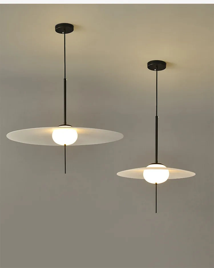 suspension led nordique simple ufo éclairage moderne décoratif - vue 6 sur 8