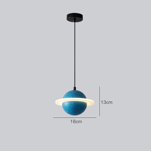 suspension en béton design mini planètes pour décoration intérieure - vue 17 sur 16