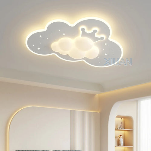 plafonnier nuage romantique pour chambre d'enfant ou bébé - vue 4 sur 7
