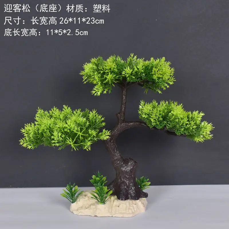 plante artificielle bonsaï en plastique pour décoration intérieure - vue 6 sur 41