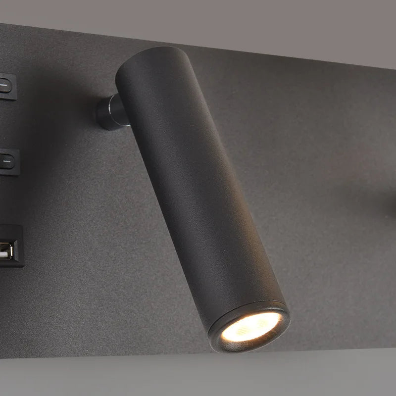 Applique murale LED d'intérieur moderne USB