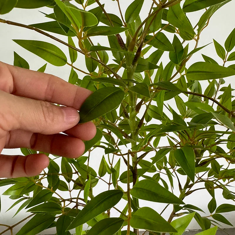 ficus artificiel grande branche pour décoration intérieure et extérieure - vue 3 sur 8