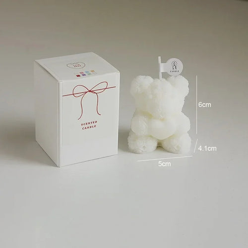 bougie ours en cire de soja parfumée pour détente - vue 14 sur 13