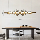 lustre moderne en verre design minimaliste pour restaurant et café