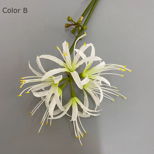 belle branche de fleurs higan en soie pour déco mariage et photographie - vue 12 sur 11
