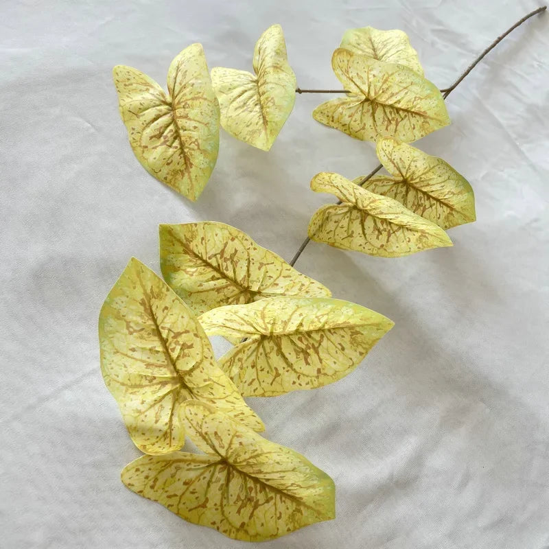 plantes artificielles feuillage taro décoration naturelle pour intérieur extérieur - vue 7 sur 10