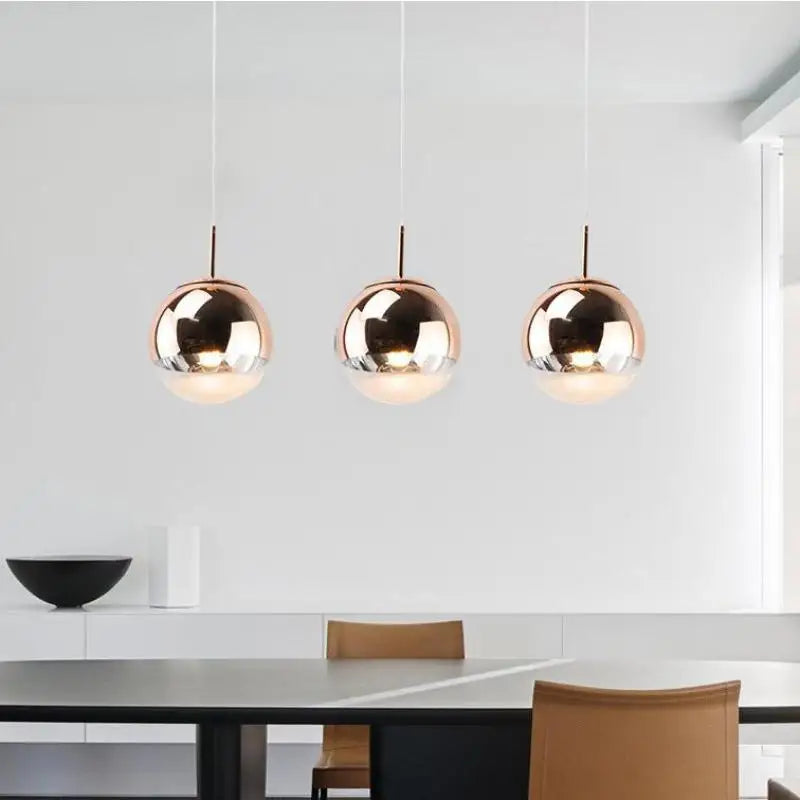 suspension moderne en verre pour café et bar - vue 3 sur 9