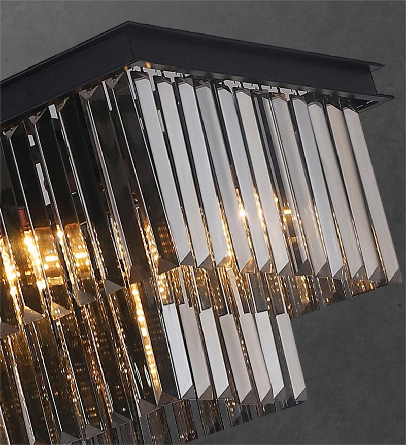 lustre moderne en cristal pour un éclairage élégant intérieur - vue 7 sur 6