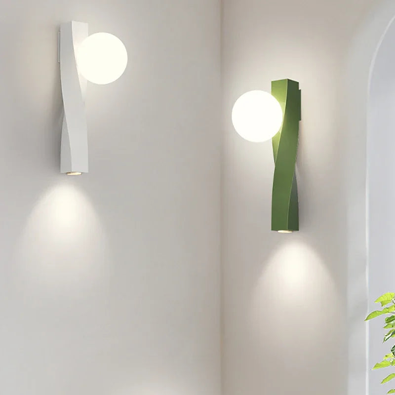 Applique murale LED nordique au Design Simple - vue 2 sur 12