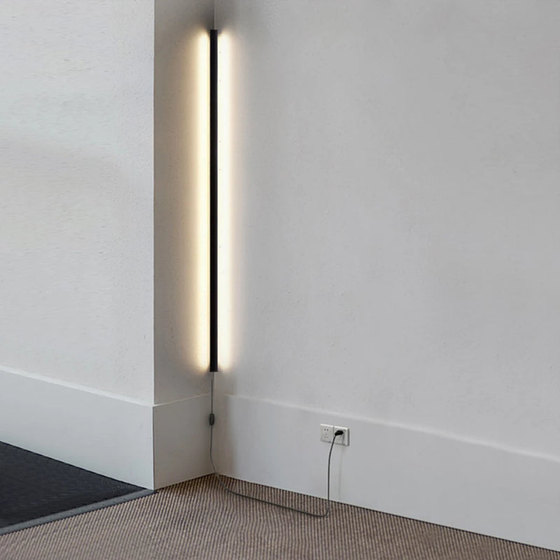 applique led moderne intérieur angle style nordique longue