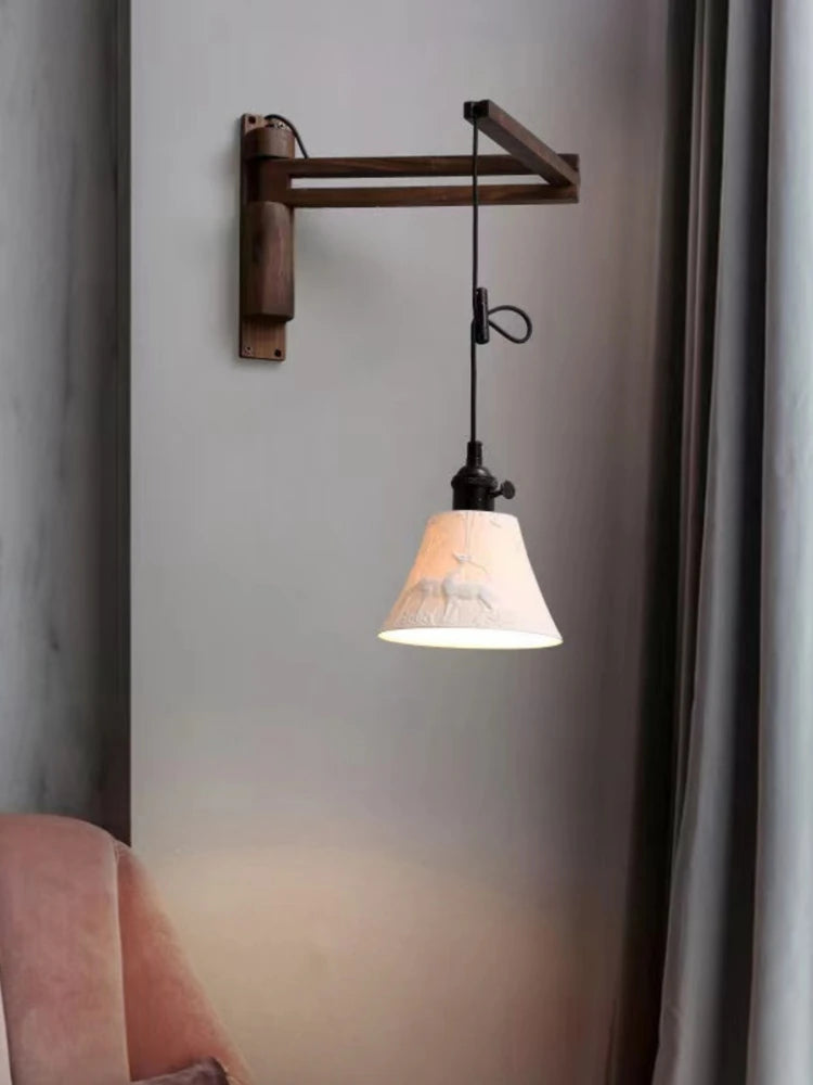 applique murale extensible en cuivre design élégant et fonctionnel