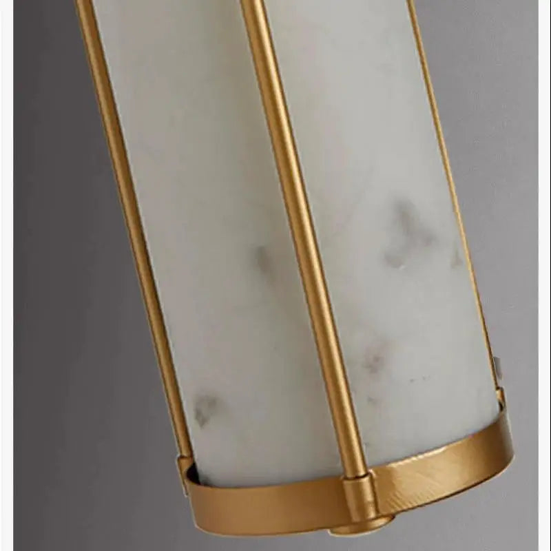 applique murale en marbre style chinois avec éclairage led design - vue 6 sur 14
