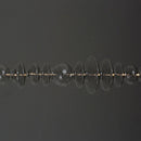lustre en verre design créatif minimaliste pour restaurant moderne