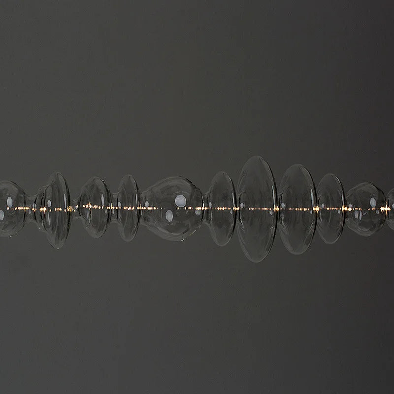 lustre en verre design créatif minimaliste pour restaurant moderne - vue 6 sur 7