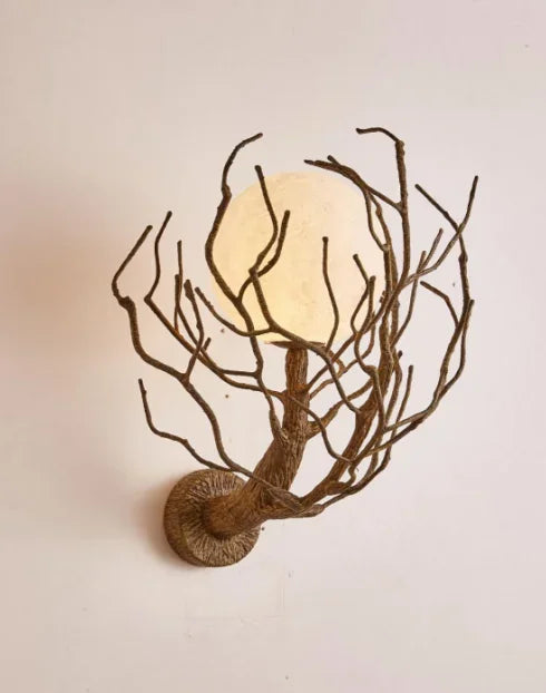 lustre à led vintage en forme de branche décoration unique pour intérieur
