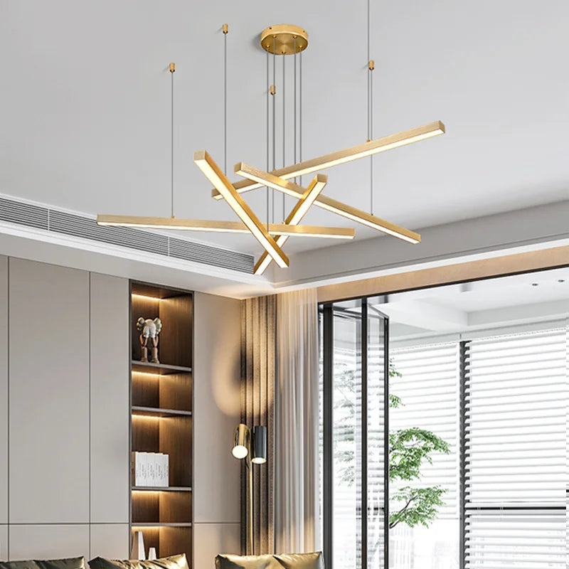 plafonnier led suspendu au design nordique moderne décoratif intérieur - vue 4 sur 17