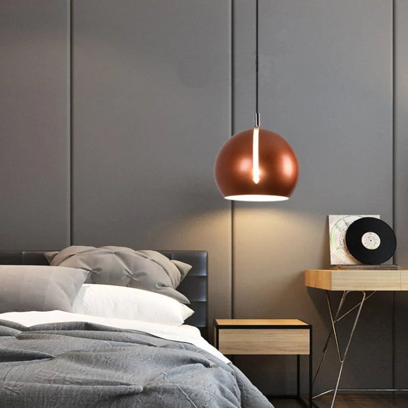 suspension moderne nordique en fer pour intérieur - vue 3 sur 11