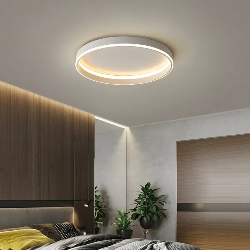 Plafonnier led ronde nordique pour intérieur