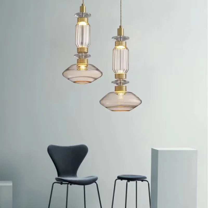 lustre en vitrail personnalisé pour décoration intérieure lumineuse - vue 3 sur 11