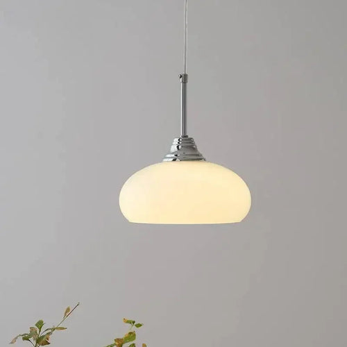 suspension en verre crème pour intérieur moderne et élégant - vue 2 sur 10