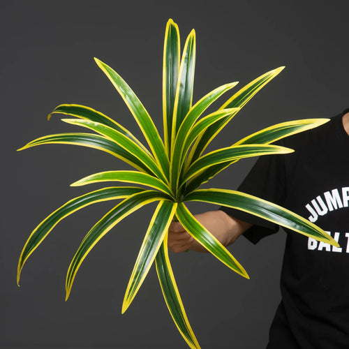 plantes artificielles grandes feuilles orchidées pour décoration intérieure - vue 8 sur 9