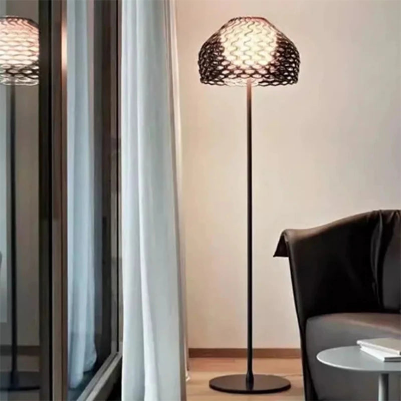 lampe de sol led design minimaliste et chaleureuse pour intérieur - vue 5 sur 10