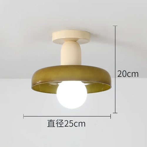 lampe suspendue en verre nordique pour décoration intérieure - vue 12 sur 30