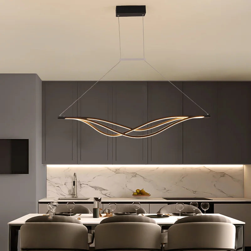 lustre moderne led décoratif pour restaurants et espaces intérieurs - vue 5 sur 10