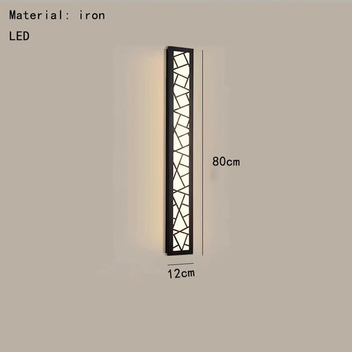 applique murale led style chinois lumière chaude pour intérieur élégant - vue 9 sur 11