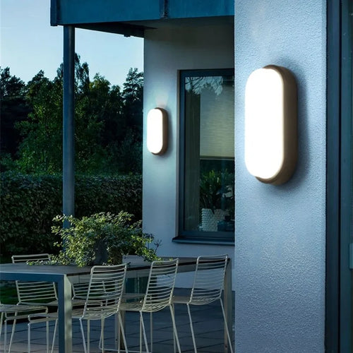 plafonnier led étanche pour intérieur et extérieur - vue 3 sur 12