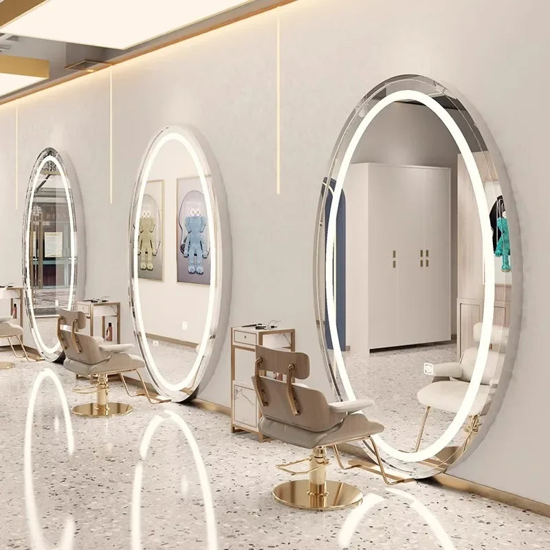 miroir lumineux moderne créatif en forme d'œuf - vue 5 sur 6