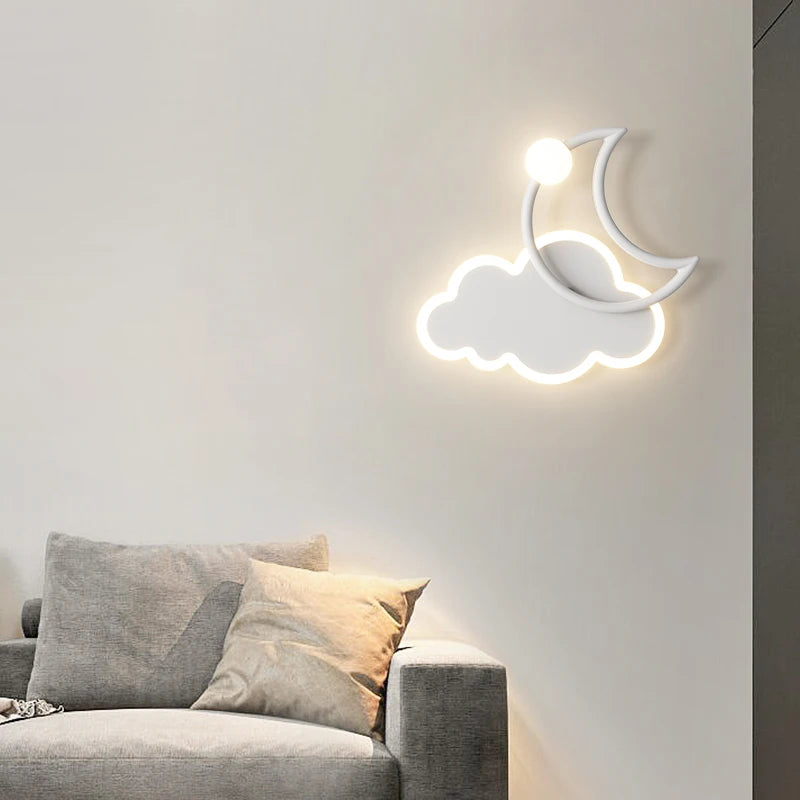 Applique murale led nordique moderne pour enfants créative minimaliste