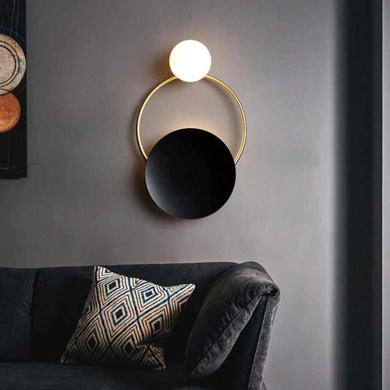 Applique murale led design nordique moderne décorative intérieure