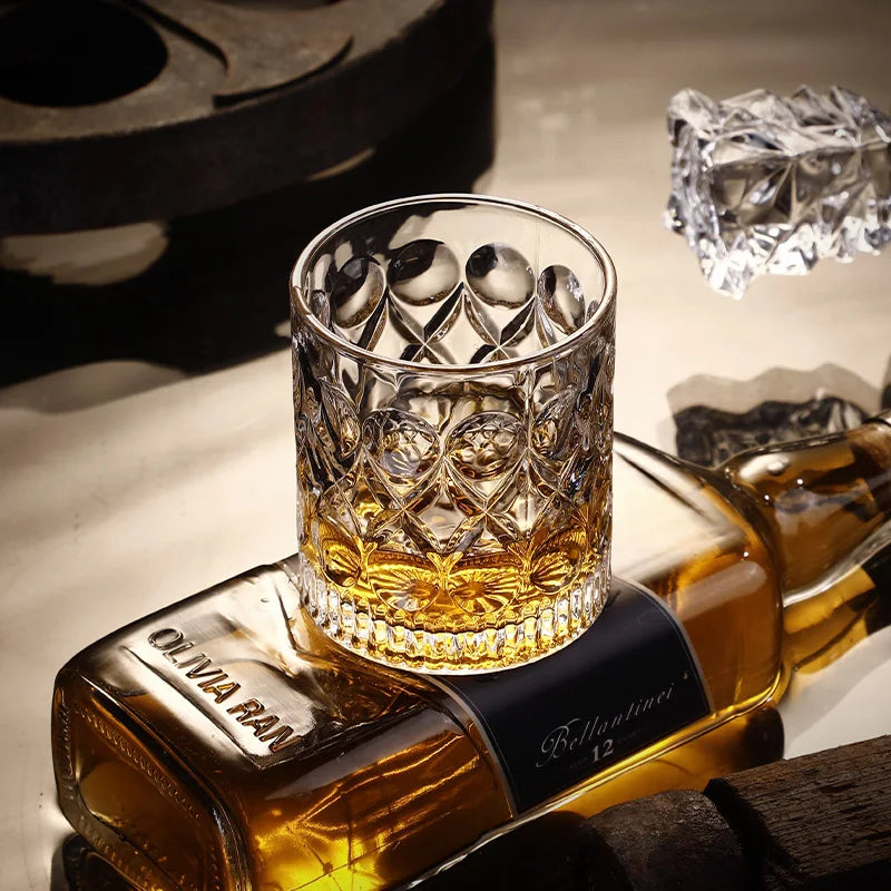 Verre whisky gravé style old fashioned classique - vue 7 sur 7