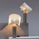 Denmark Table Lamp Modern Stripe Grid Desk Light for Bedroom Living Room