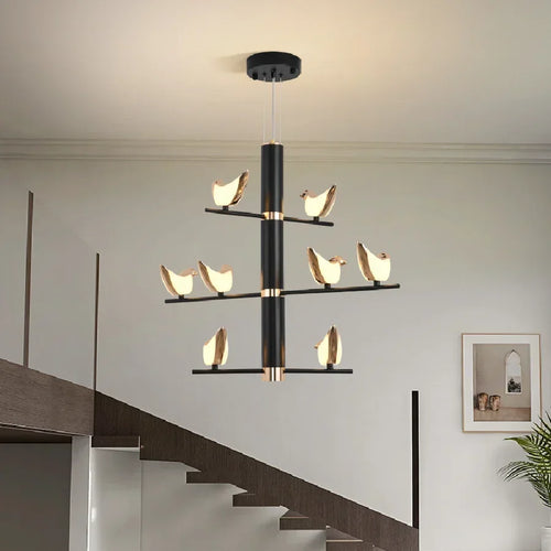 suspension créative en forme d'oiseau pour décoration moderne - vue 2 sur 13