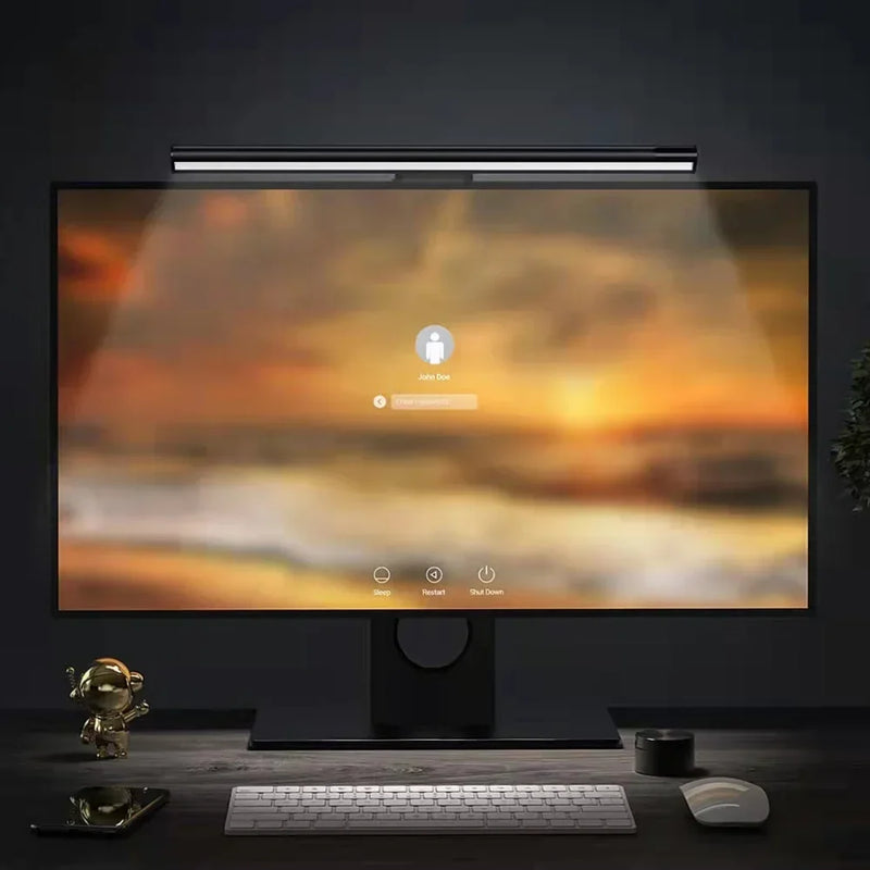 BlitzMax Lampe LED Écran PC USB Screenbar - Anti Éblouissement Contrôle Tactile Réglable